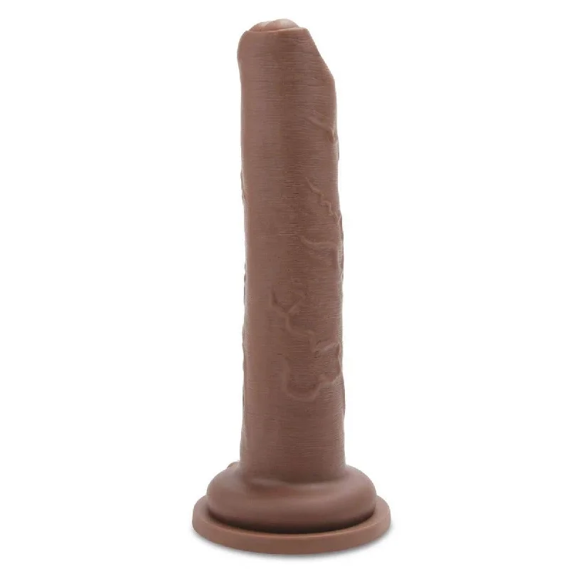 Patent-pending dildo-Me You Us Uncut Ultra Cock Caramel Realistic Dildo 8 Inch