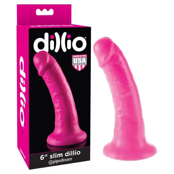 Orbiting dildo-Dillio 6'' Slim - Pink 15.2 cm Dong