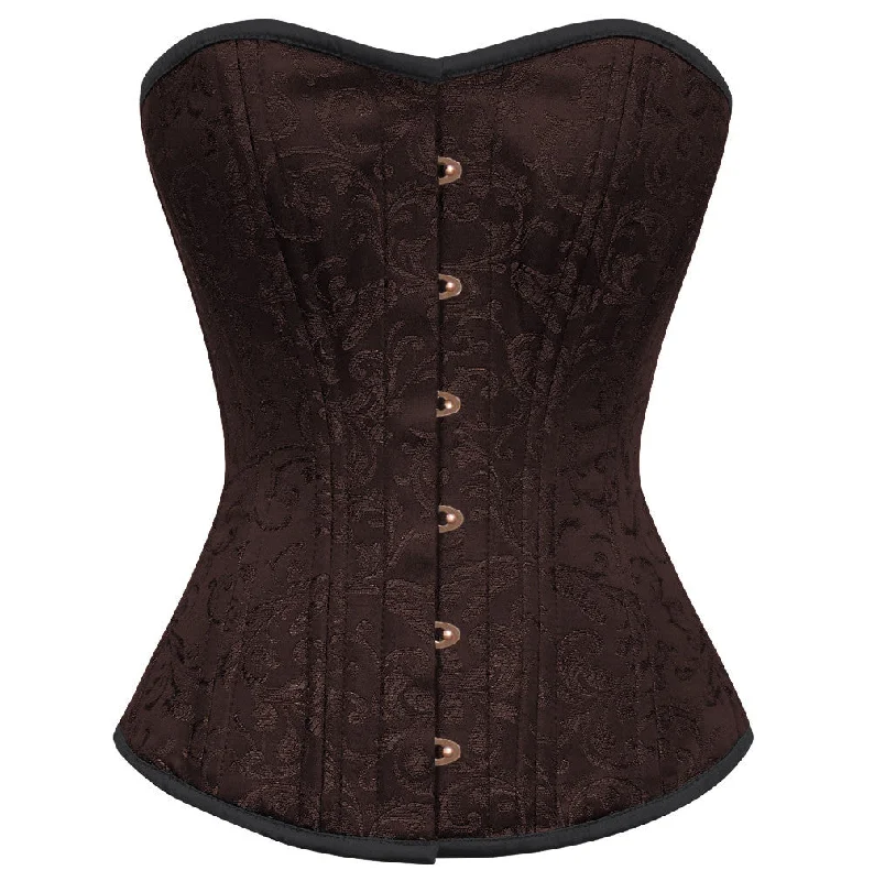 corset with embroidered fibers-Stan Gothic Waist Training Corset