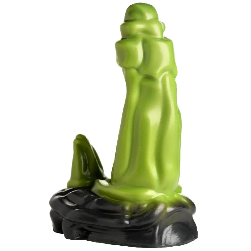 Abstract-art dildo-Creature Cocks Orc Silicone Dildo Green