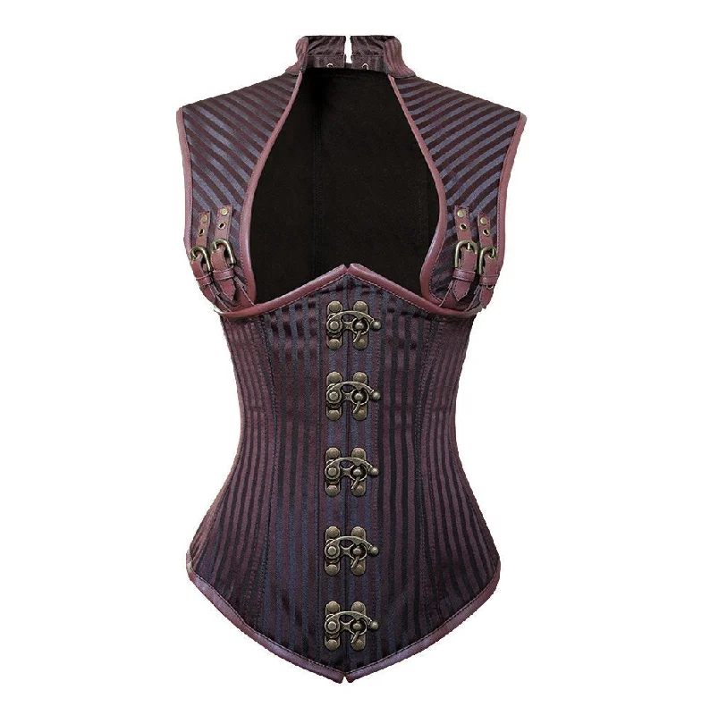 corset for costume lattices-Odalys Steampunk Steel Bone Corset