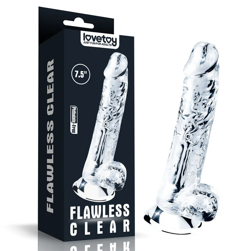 Expressionist-bold dildo-Flawless Clear Dildo 7.5''