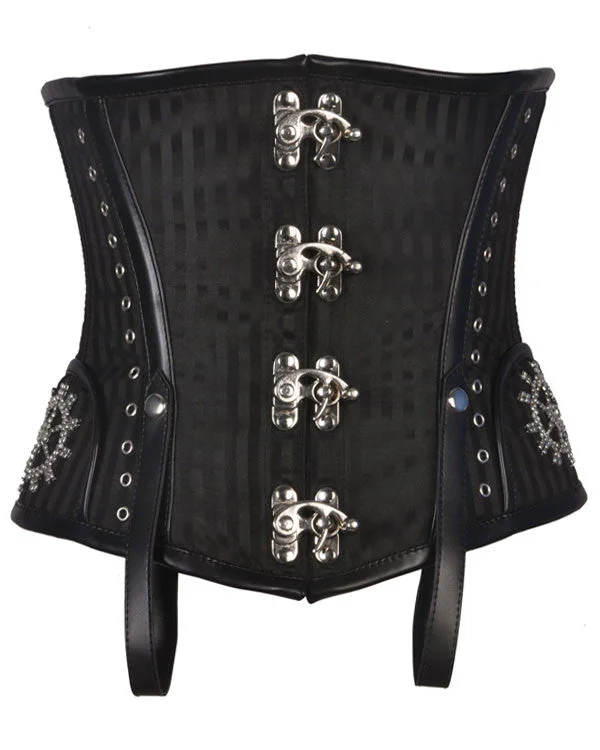 corset with scalloped patterns-Karly Underbust Corset