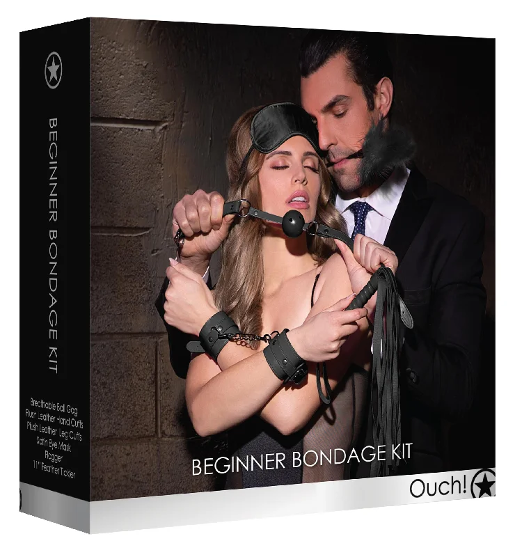 Ouch! 6-Piece Beginner Bondage Kit Black