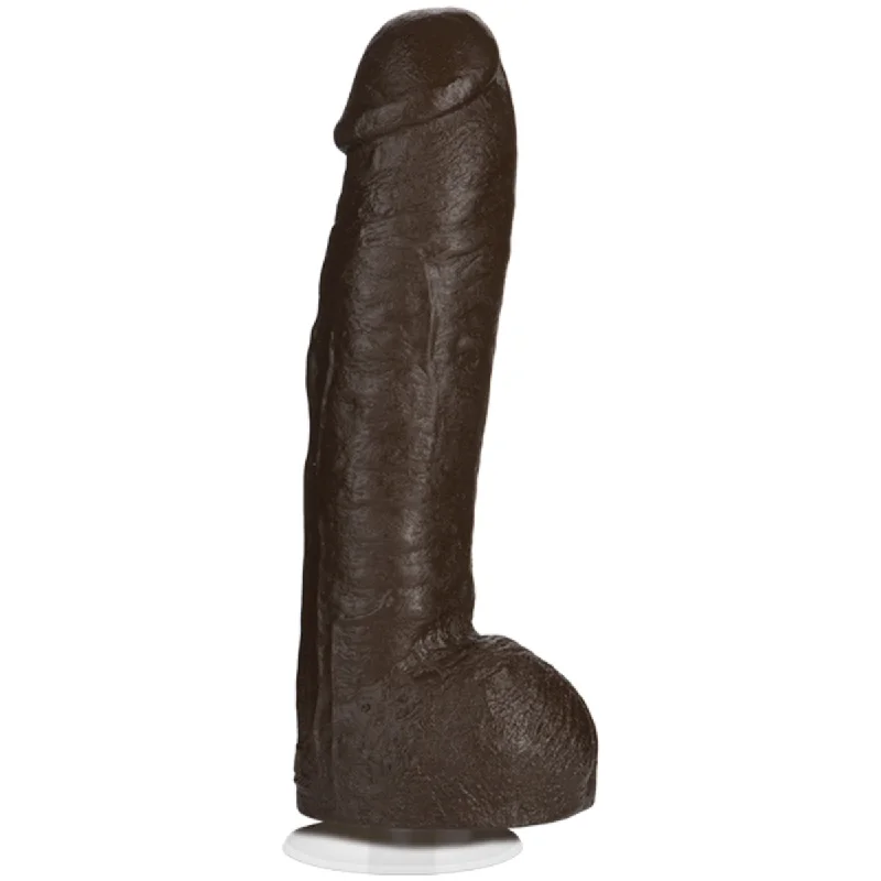 Leg-secured dildo-Signature Cocks Bam Firmskyn Vac-U-Lock Dildo Brown 13 Inch