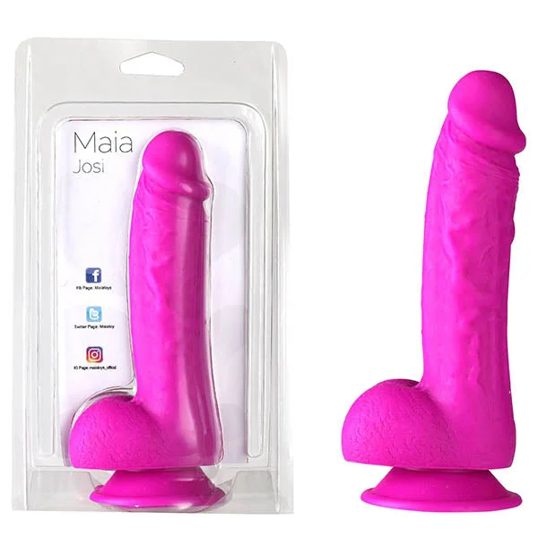 Bargain-bin dildo-Maia Josi - Purple 20.3 cm Dong