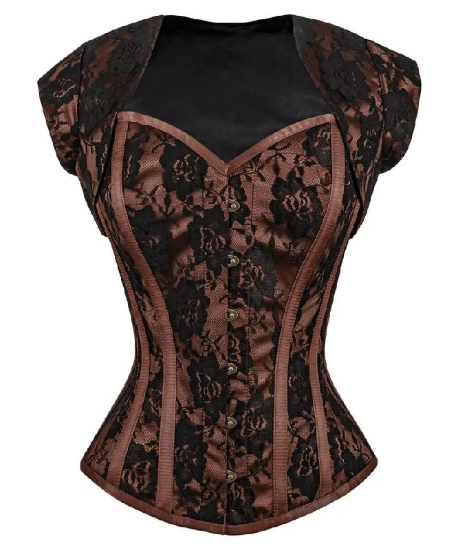 corset for club threads-Elizaveta Overbust Corset with Bolero Jacket