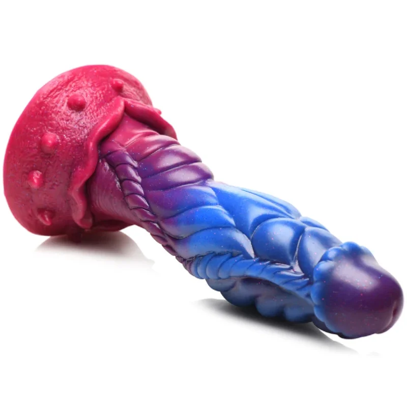 Niche-market dildo-Creature Cocks Intruder Alien Silicone Dildo Purple Blue Pink