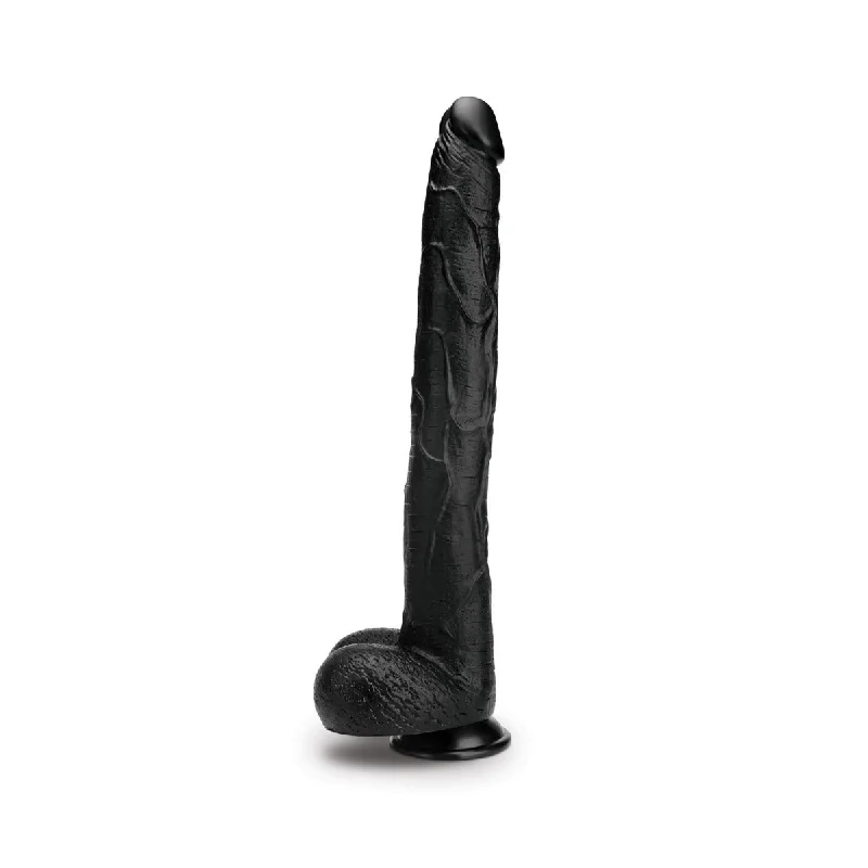 Bespoke dildo-Prowler RED The Destroyer Dildo With Suction Cup Black 15 Inch