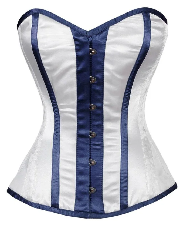 corset for bridal webs-Ofelia Satin Overbust Corset