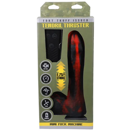 vibrating anal toy for beginners with adjustable intensity-Ft Troff Tendrill Thruster Machine Red