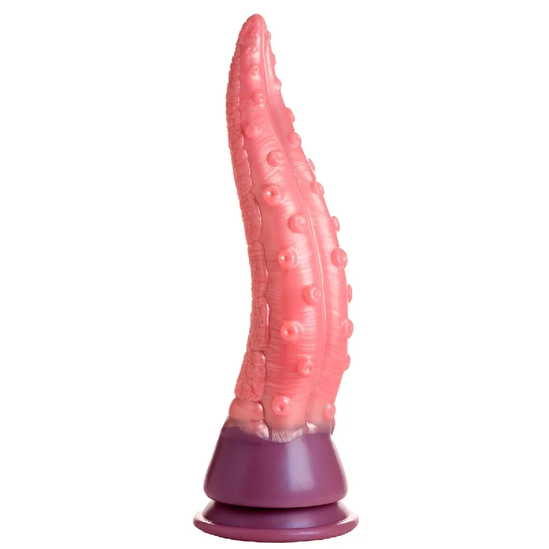 Baroque-ornate dildo-Creature Cocks Octoprobe Tentacle Silicone Dildo Pink Purple