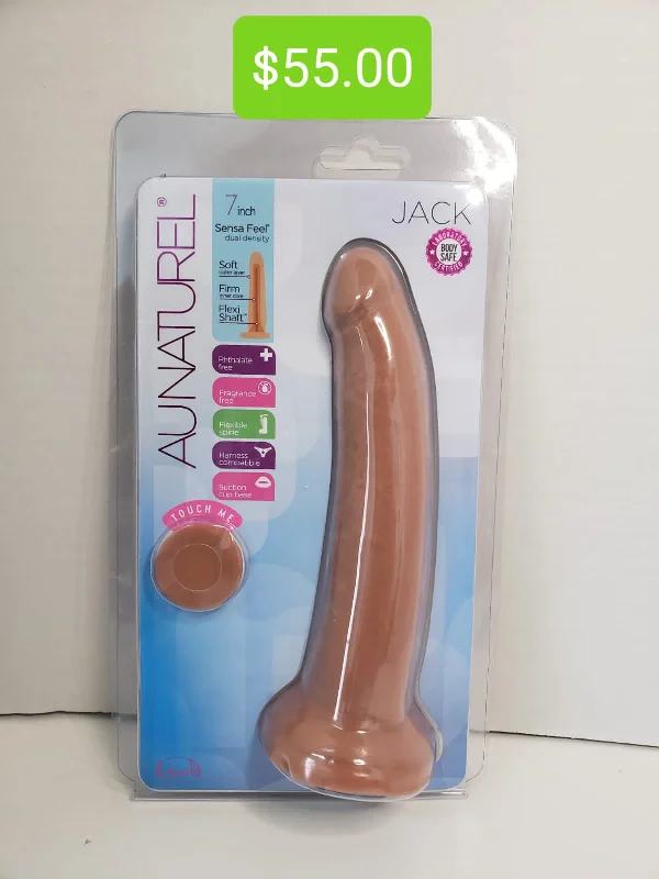 vibrating anal toy for better anal stimulation during intercourse-Au Naturel 7 inch Jack