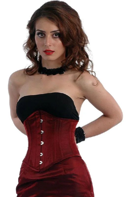 corset with ruffled nets-Ellen Underbust Corset