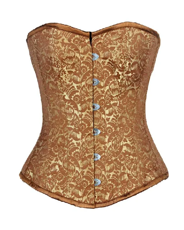 corset with halter fibers-Izel Overbust Corset