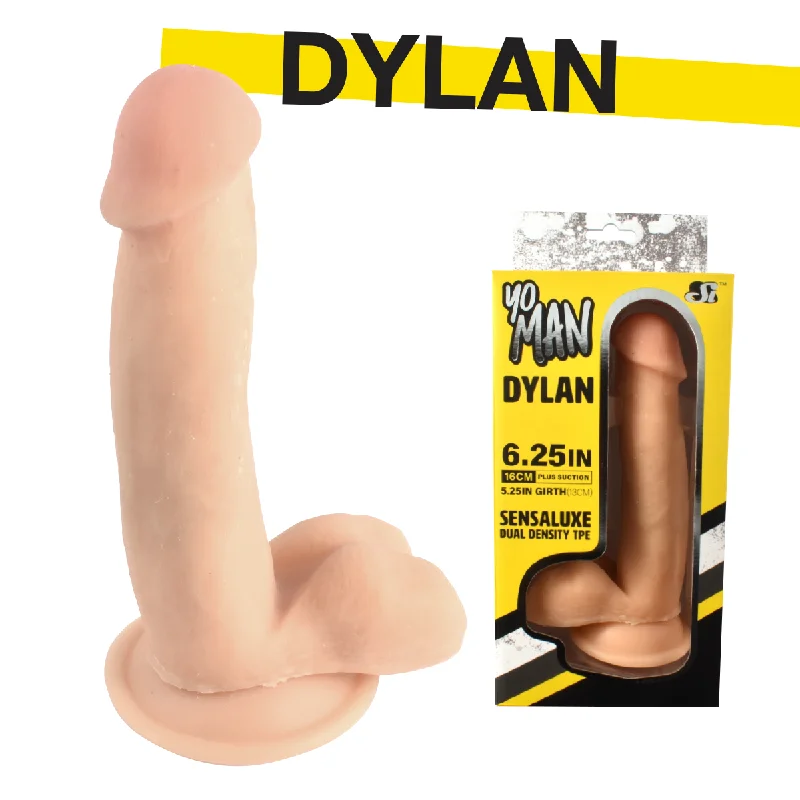 Subscription dildo-Si-20801 YO MAN - 6.25” DYLAN DUAL DENSITY DONG