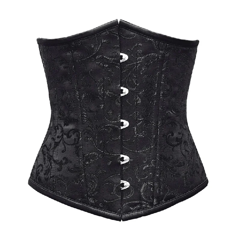 corset with structured motifs-Rica Brocade Waist Training Corset