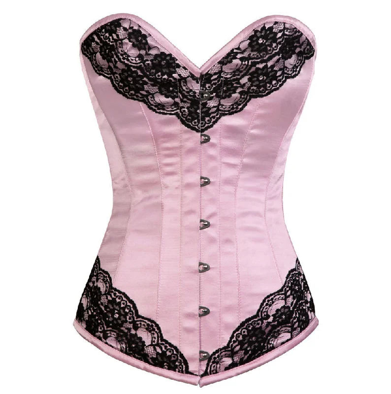 corset with glitter strands-Tyler Longline Overbust Corset