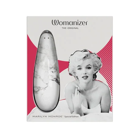 Womanizer x Marilyn Monroe Classic 2 Special Edition Pleasure Air Clitoral Stimulator White Marble