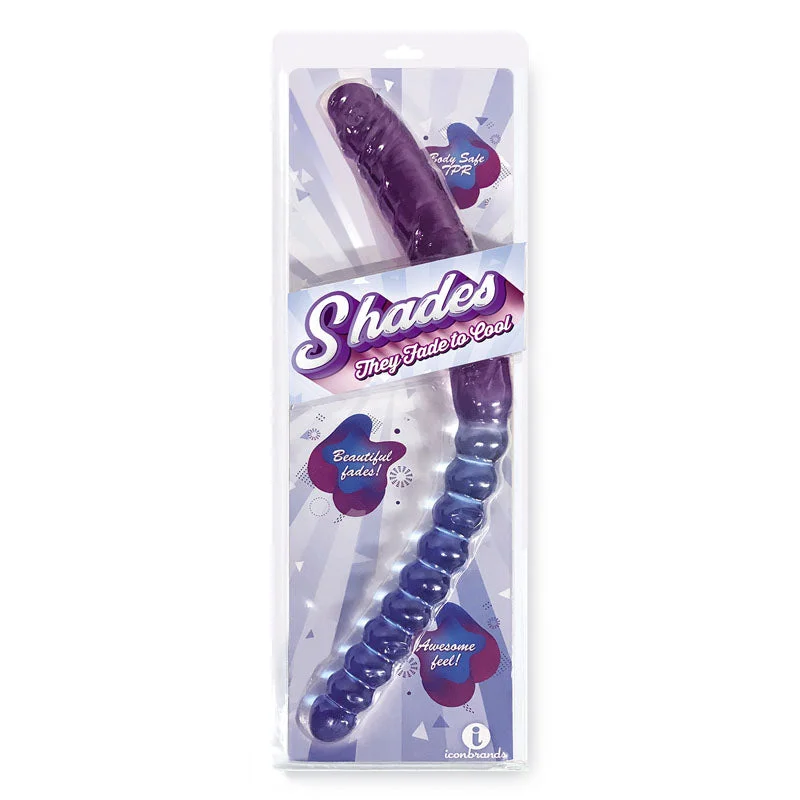 Guitar-string dildo-Shades 17'' Double Dong - Violet Blue