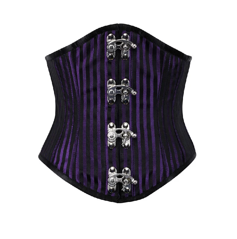 corset with floral webs-Élodie Gothic Underbust Corset