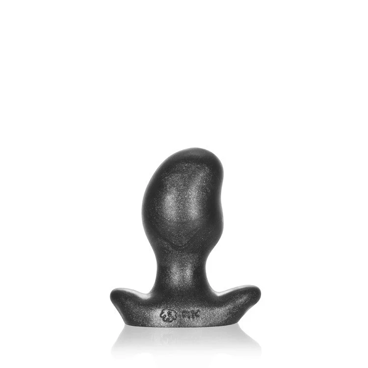 Ergonomic Feel Solo Masturbator-Oxballs ERGO Butt Plug Small Smoke Smoosh