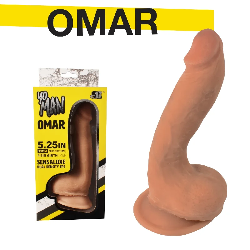 Niche-market dildo-Si-20802 YO MAN - 5.25” OMAR DUAL DENSITY DONG