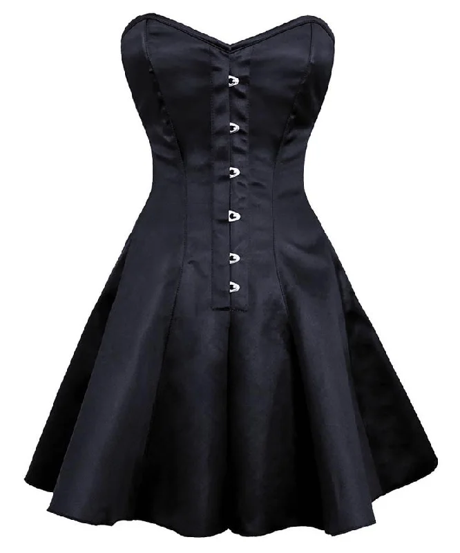 corset for fashion lattices-Noa Gothic Steel Boned Corset Dress