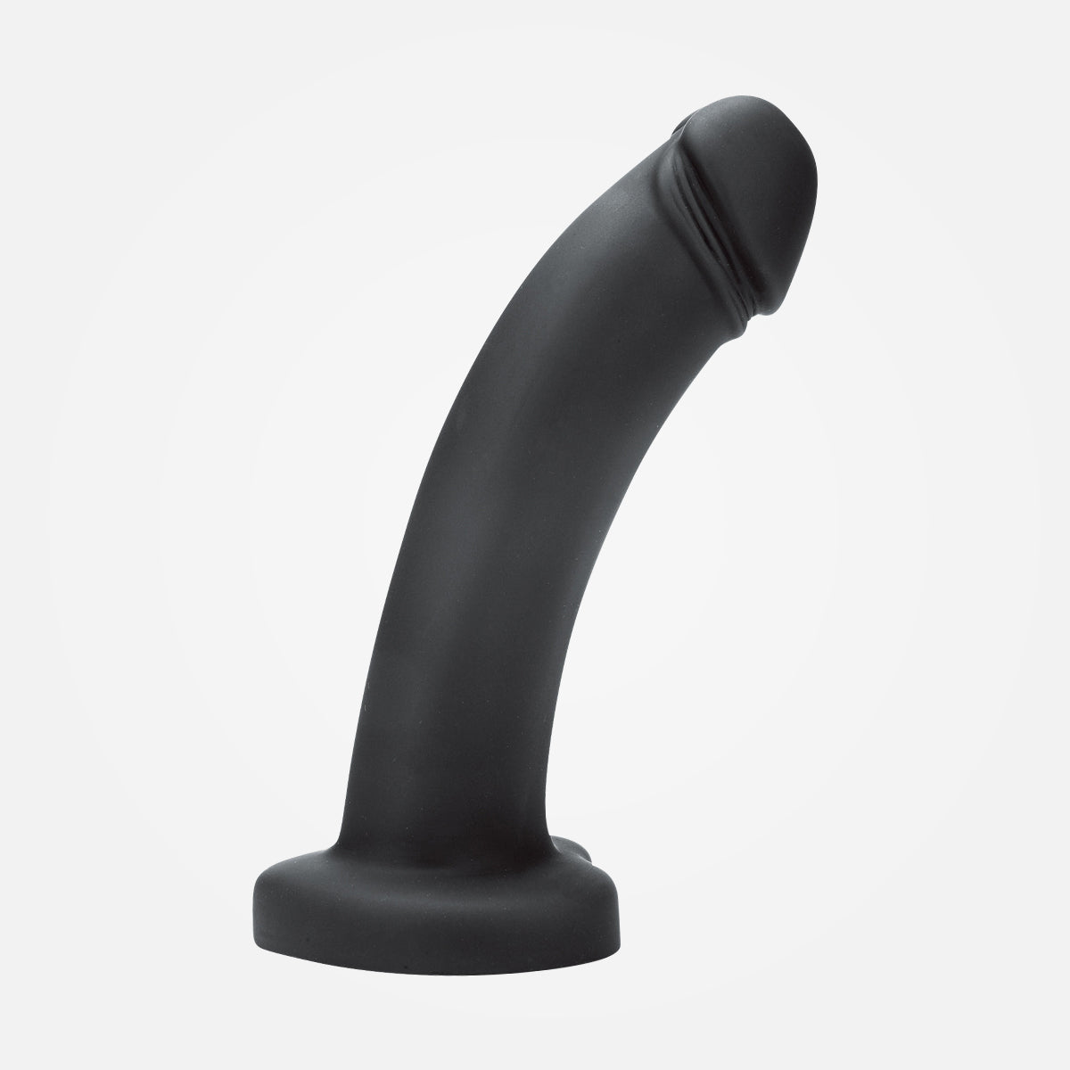 Classical-elegant dildo-Heartbreaker - 7'' Black Non-Vibrating Dildo with Heart Base