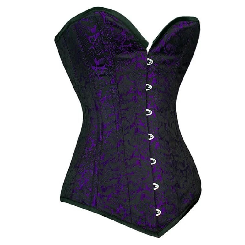 corset for historical nets-Nadiya Longline Overbust Corset