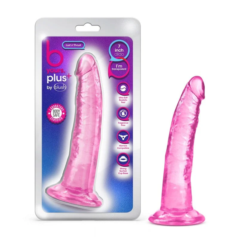 Boutique-made dildo-B Yours Plus Lust N Thrust - Pink