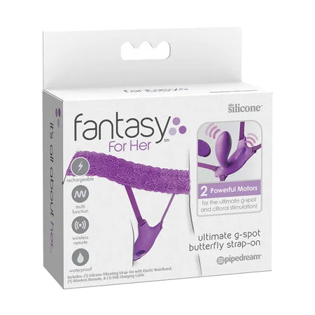 Fantasy For Her Ultimate G-Spot Butterfly Strap-On Wearable Vibrator