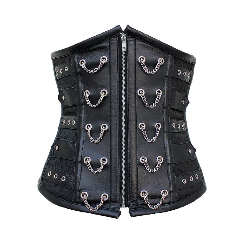 corset with scalloped threads-Griffith  Gothic Underbust Corset