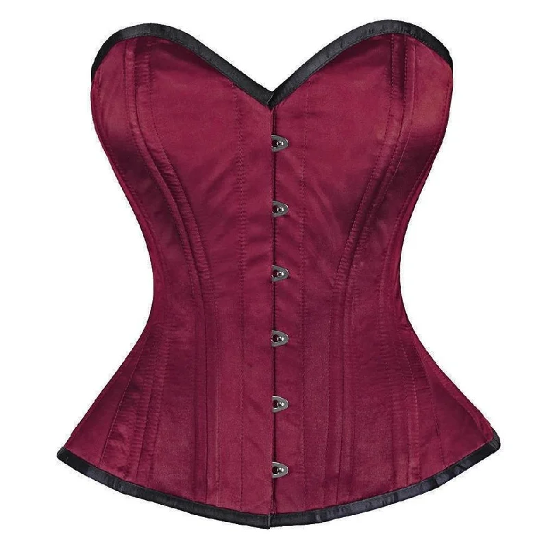 corset with ruched strands-Leisel Waist Training Corset