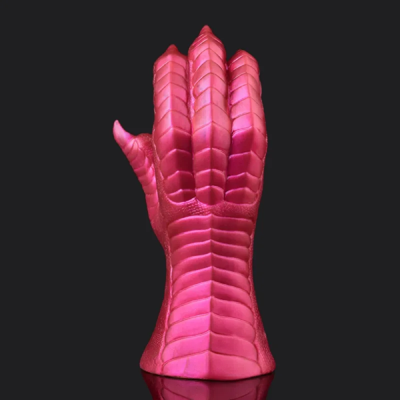 multi-speed vibrating anal toy for solo play-Dragon Claw - Pink