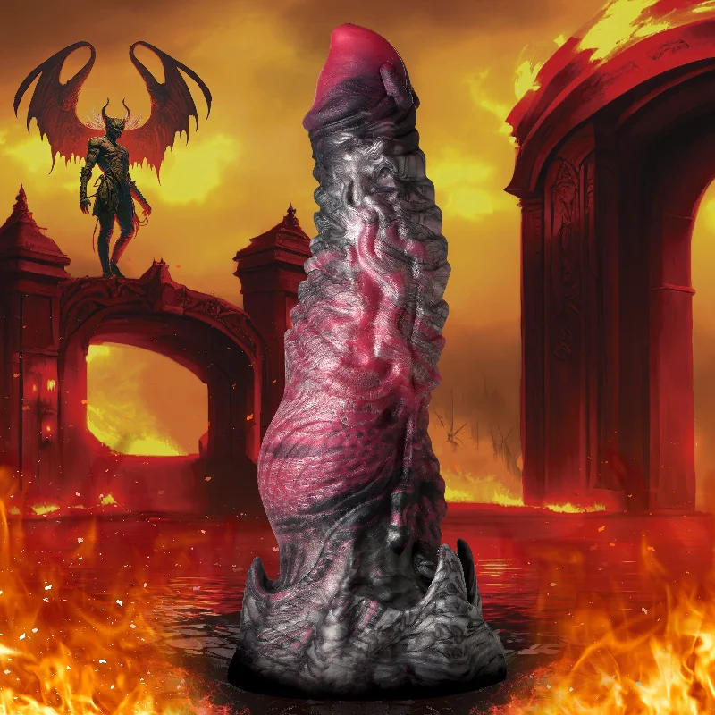 Treble-light dildo-Hades Silicone Dildo -