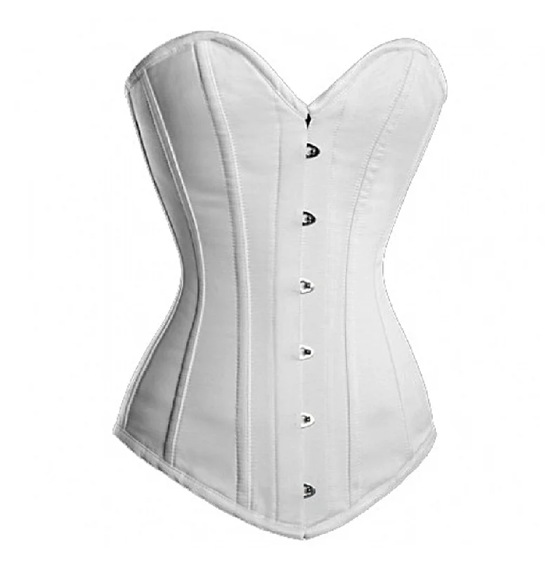 corset with pearl fibers-Molina Longline Overbust Corset