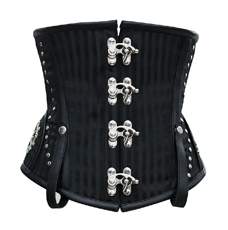 corset with pearl patterns-Virginia Steampunk Corset