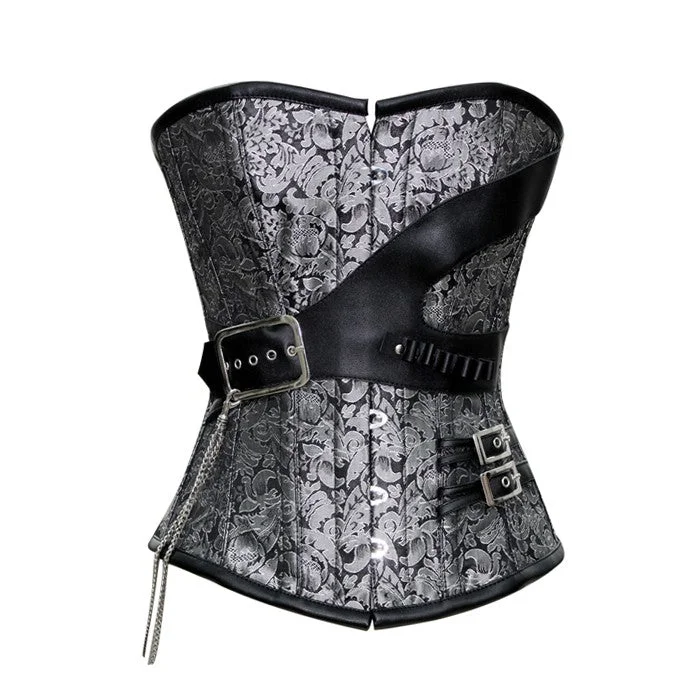 corset for festival strands-Penny Brocade Overbust Corset