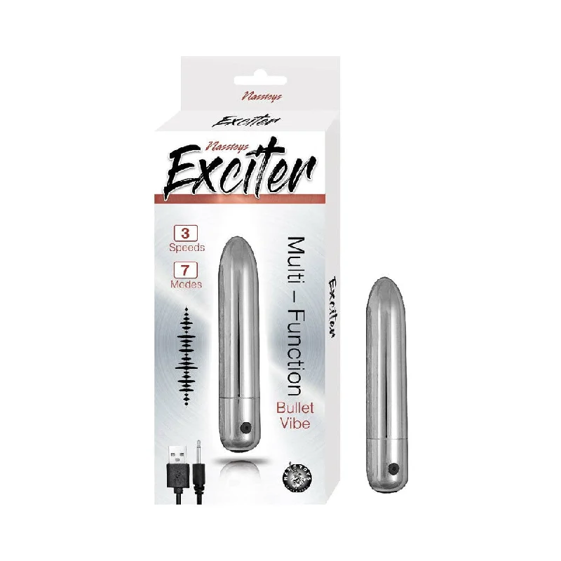 Nasstoys Exciter Multi-Function Bullet Vibe Silver