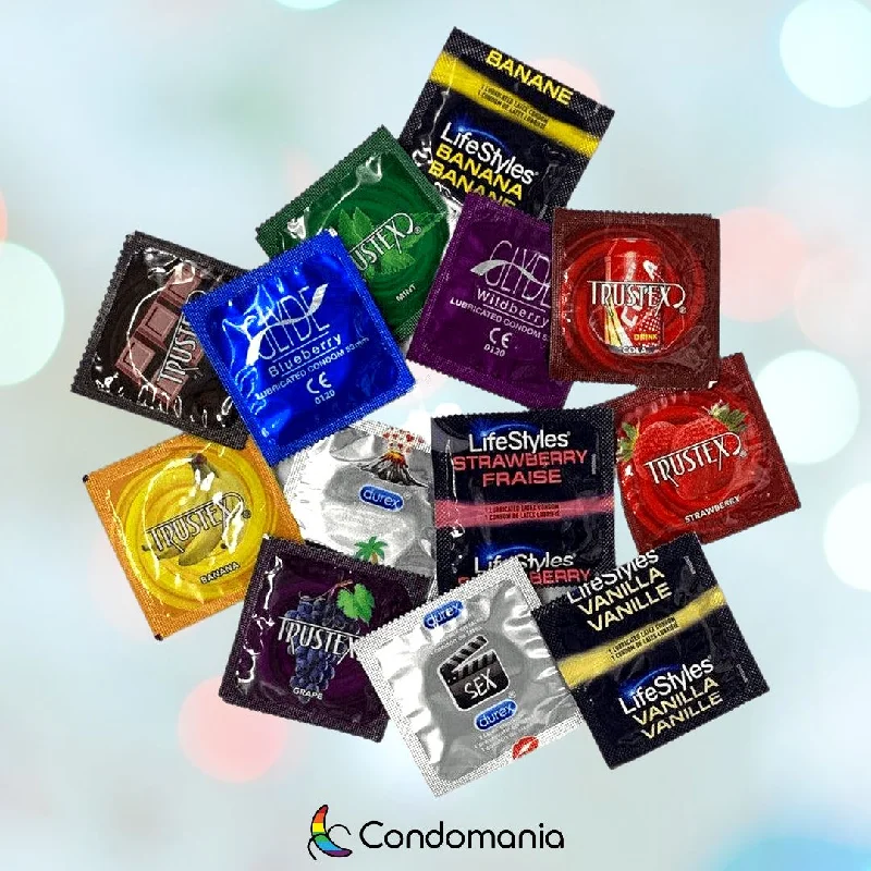 vibrating cock ring for enhanced stamina and endurance-Flavored Condom Sampler