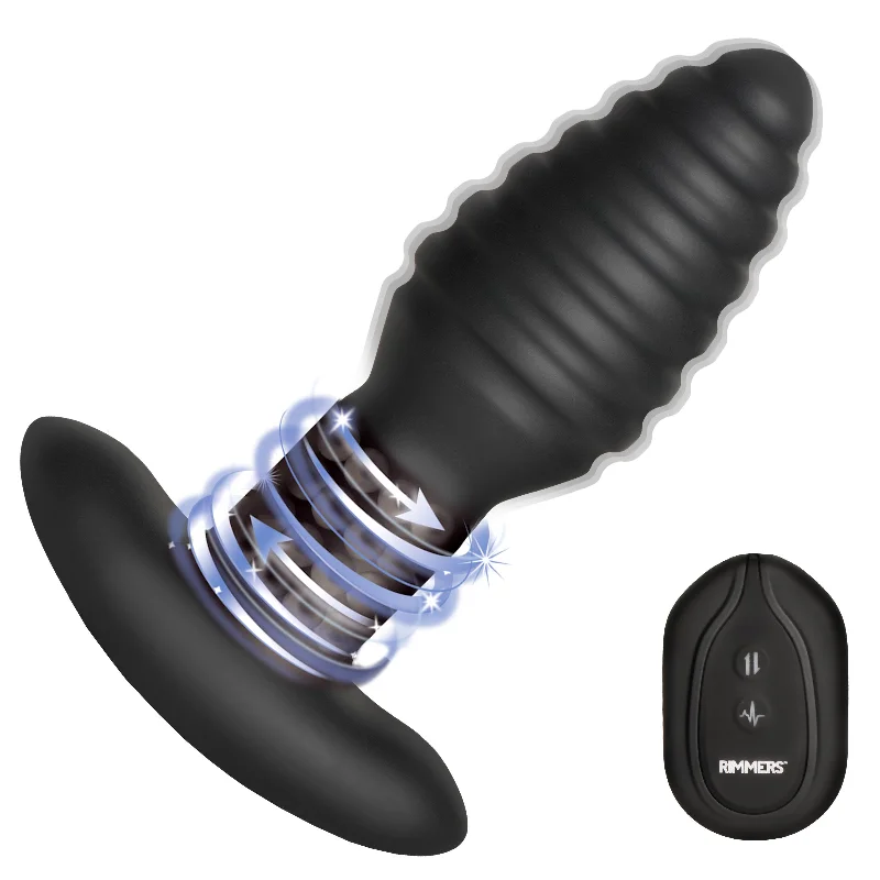 Compact Touch Masturbator-Model-E Vibrating Rimming Plug w/ Remote Control