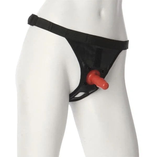 Water-Safe Touch Solo Masturbator-VacULock Ultra Harness With Plug