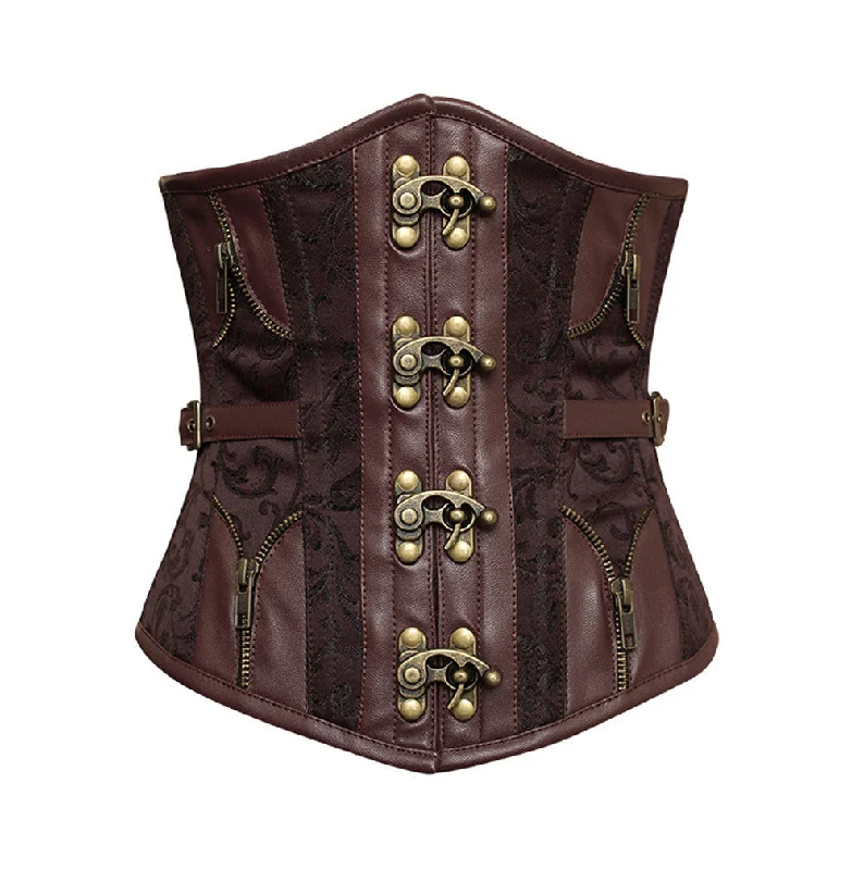 corset with sheer webs-Tanja Steampunk Corset