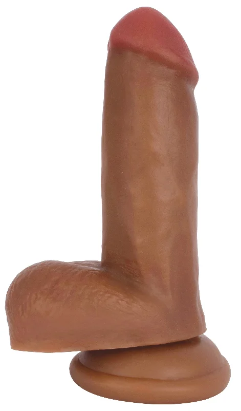 Bass-heavy dildo-Jock Medium Suction Cup Dildo With Balls