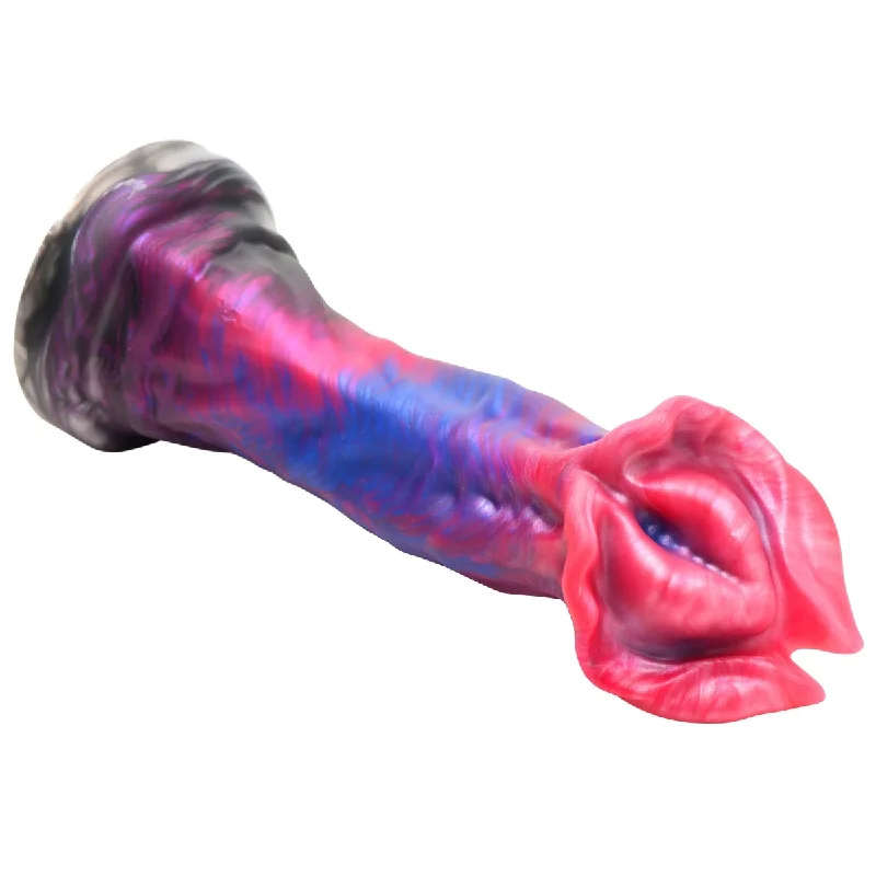 Gothic-dark dildo-Creature Cocks Demogorgon Silicone Dildo Red Blue