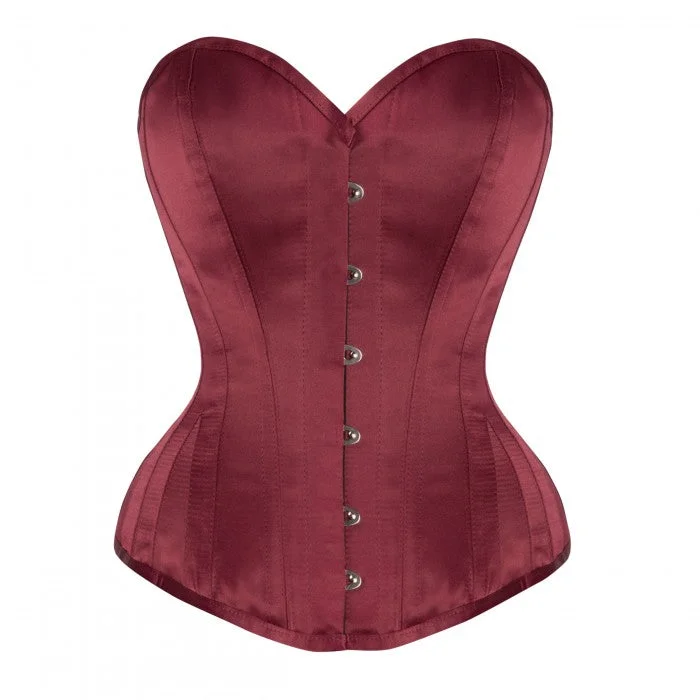 corset for costume strands-Scarlett Steel Boned Waist Taiming Corset With Hip Gores