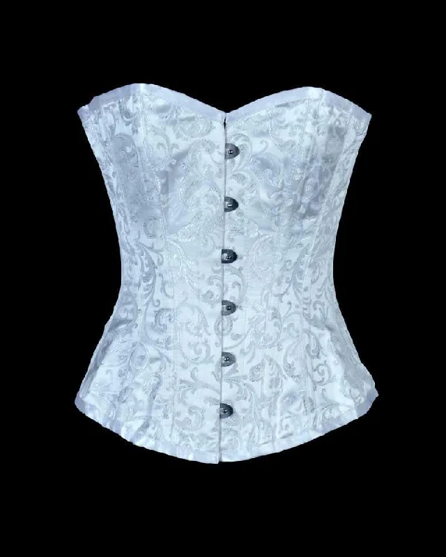 corset with studded meshes-Inez Overbust Corset