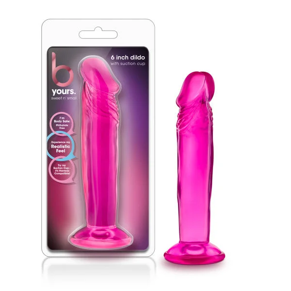 Niche-market dildo-B Yours Sweet n Small 6'' Dildo Pink