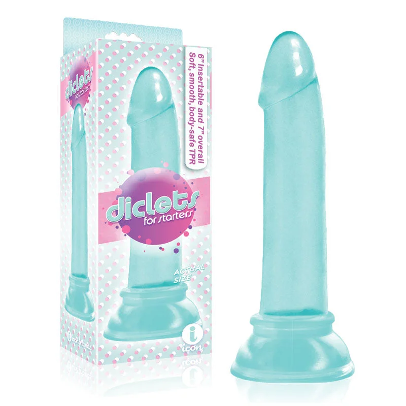 Counter-top dildo-The 9's Diclets - Aqua 17.8 cm (7'') Dong